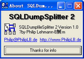 SQLDumpSplitter