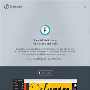 Fontstand