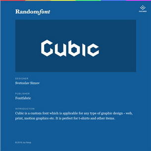 RandomFont
