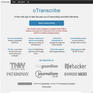 OTranscribe