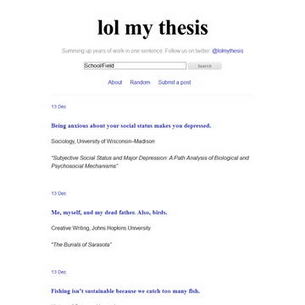 LolMyThesis