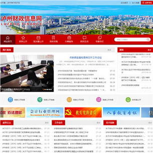 泸州财政信息网站
